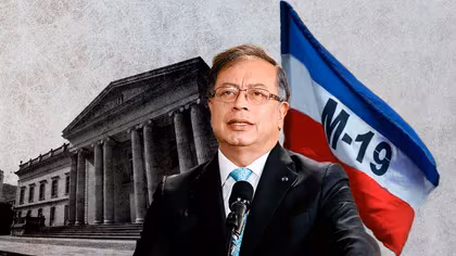 Petro ordenó exhibir la bandera del M-19